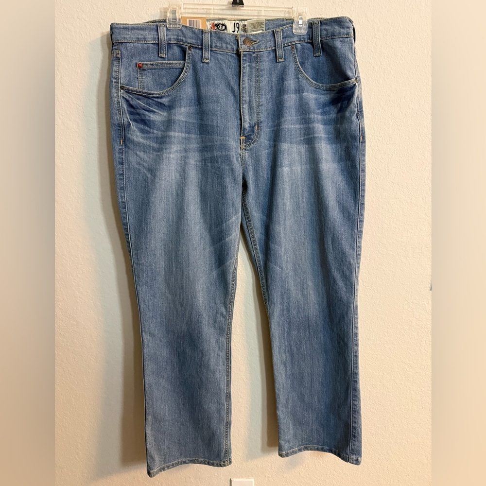 Justin Boots Light Wash 1879 J9 Low Rise Bootcut Jeans